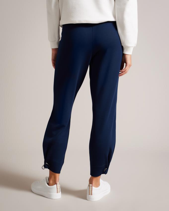 Pantalon Jogger Ted Baker Jogger With Pleated Cuff Bleu Marine Femme | CNS-05625969